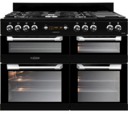 LEISURE  Cuisinemaster CS110F722K 110 cm Dual Fuel Range Cooker - Black